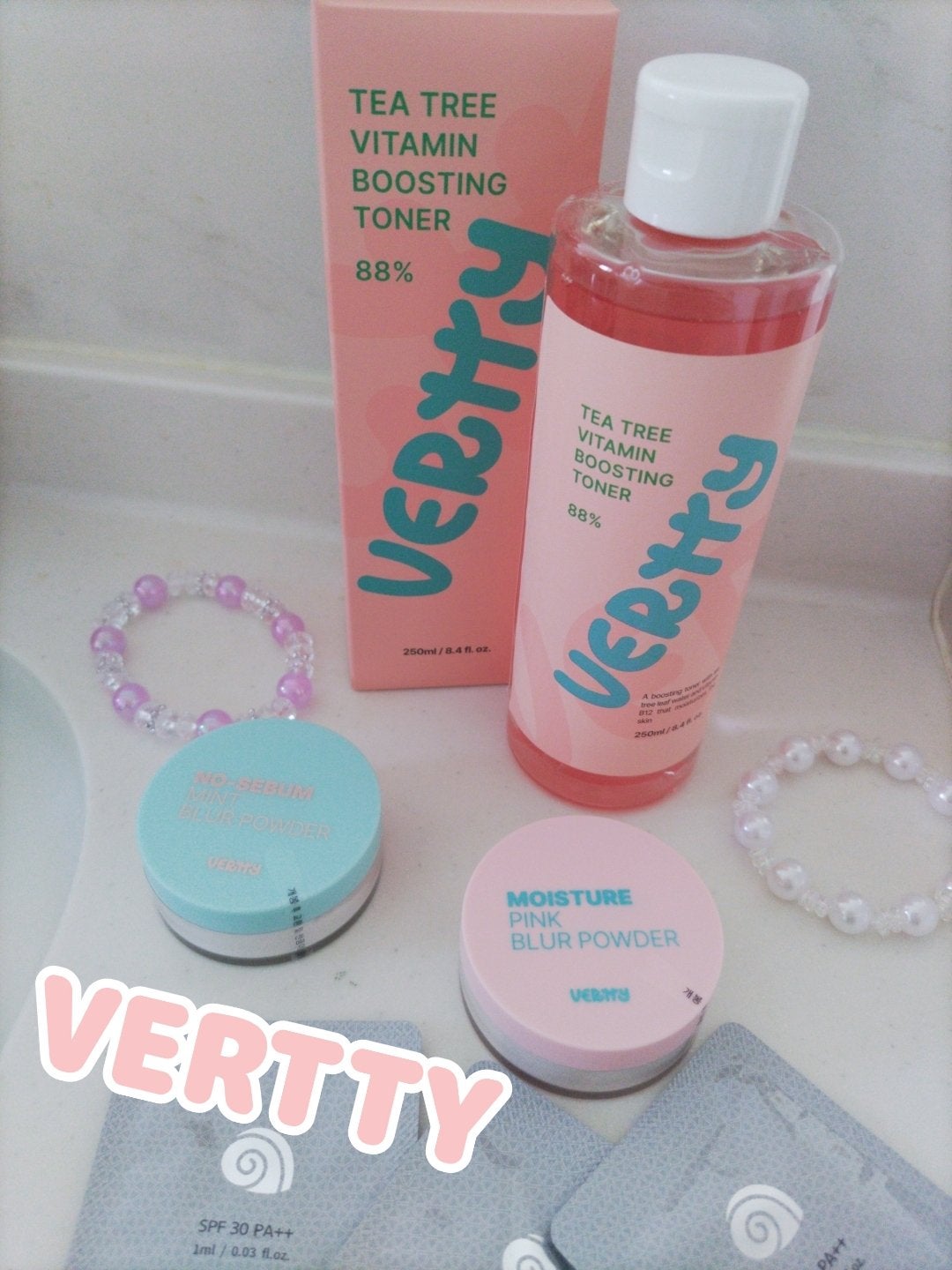 モイスチャーピンクブラーパウダー/Vertty/ルースパウダーを使ったクチコミ(3枚目)