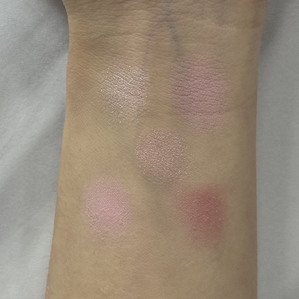 グロウフルールチークス（ブレンドタイプ） B02 ローズバレリーナ/キャンメイク/パウダーチークを使ったクチコミ（3枚目）