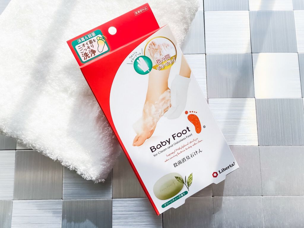 殺菌消臭石けん グリーンティーの香り/ベビーフット/ボディ石鹸を使ったクチコミ（1枚目）