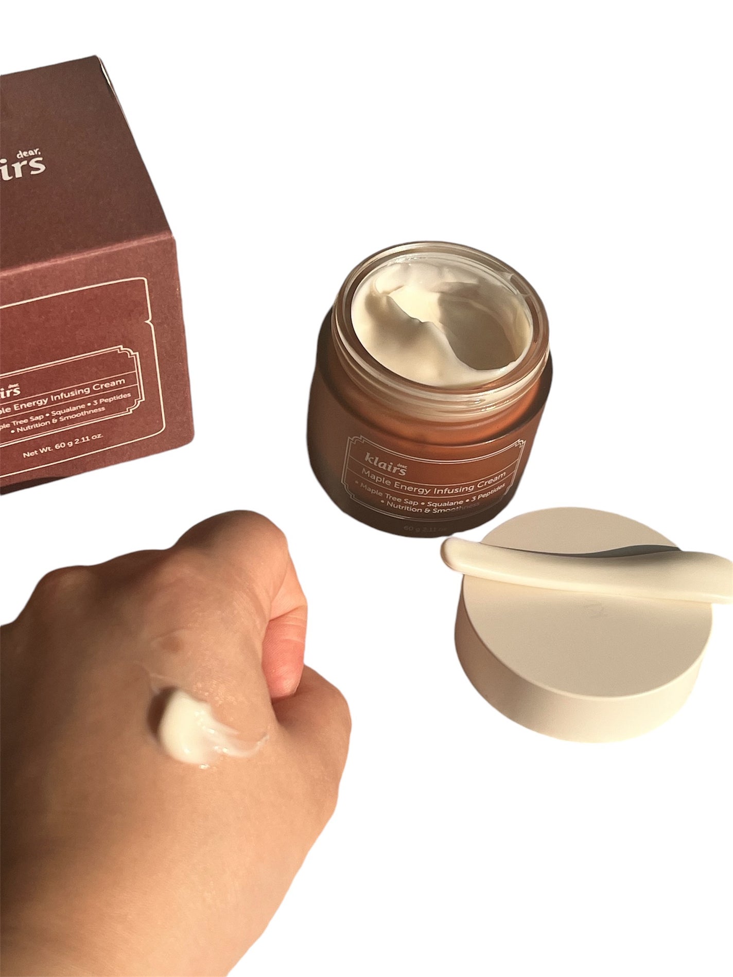 メープルエナジーインフュージングクリーム/Klairs/フェイスクリームを使ったクチコミ(2枚目)