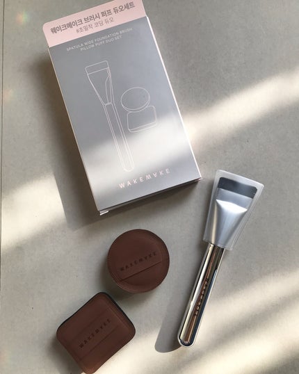 Spatula Wide Foundation Brush/wakemake/メイクブラシを使ったクチコミ(6枚目)