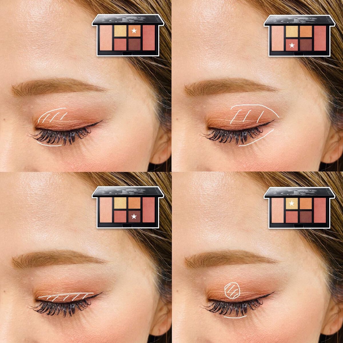 アイ & チーク コンパクトアディクション “ストーリー オブ ライフ”/ADDICTION/アイシャドウパレットを使ったクチコミ(3枚目)