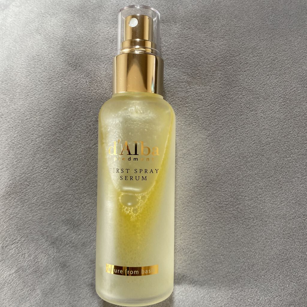 ダルバ ホワイトトリュフファーストスプレーセラム/ダルバ/ミスト状化粧水を使ったクチコミ（1枚目）