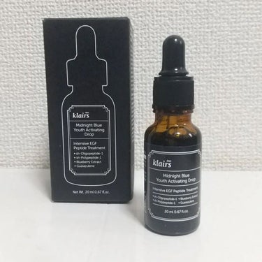 ミッドナイトブルーユースアクティベーティングドロップ(20ml)/Klairs/美容液を使ったクチコミ（1枚目）