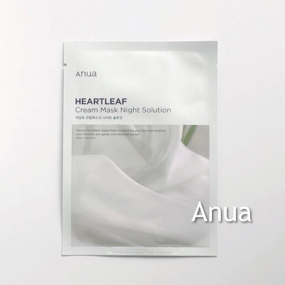 ドクダミクリームマスクナイトソリューション/Anua/シートマスク・パックを使ったクチコミ(1枚目)