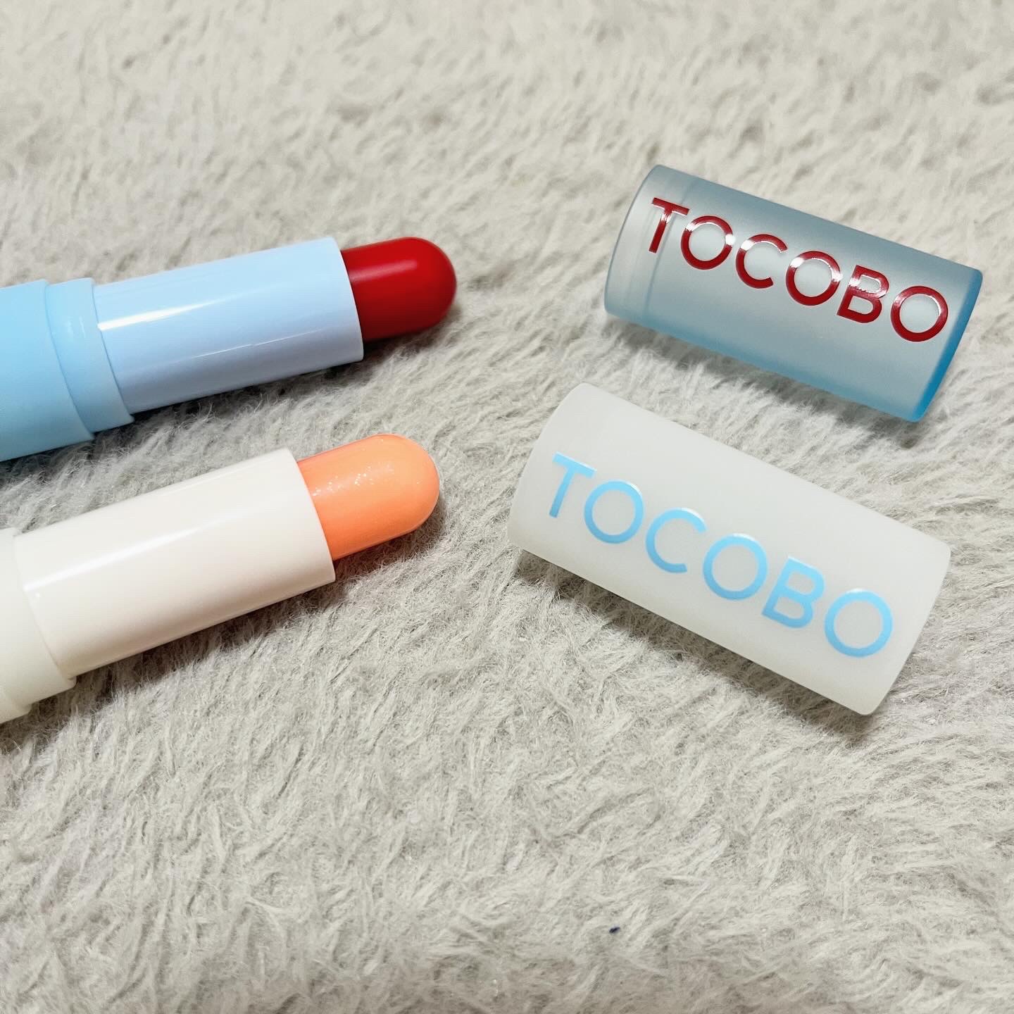 グラスティンティッドリップバーム/TOCOBO/リップバームを使ったクチコミ（2枚目）