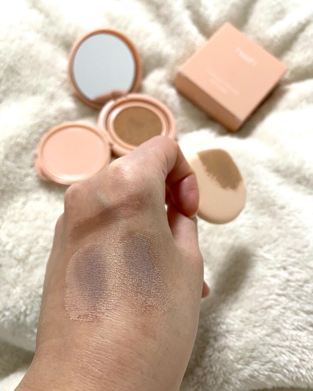 クラウド スキン グロー クッション XX01 ホンデ/HASH/クッションファンデーションを使ったクチコミ(5枚目)