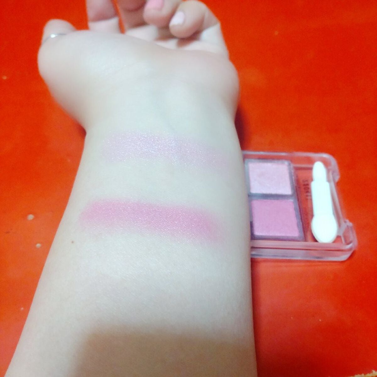 ツイン カラー アイシャドウ/ちふれ/アイシャドウパレットを使ったクチコミ(7枚目)