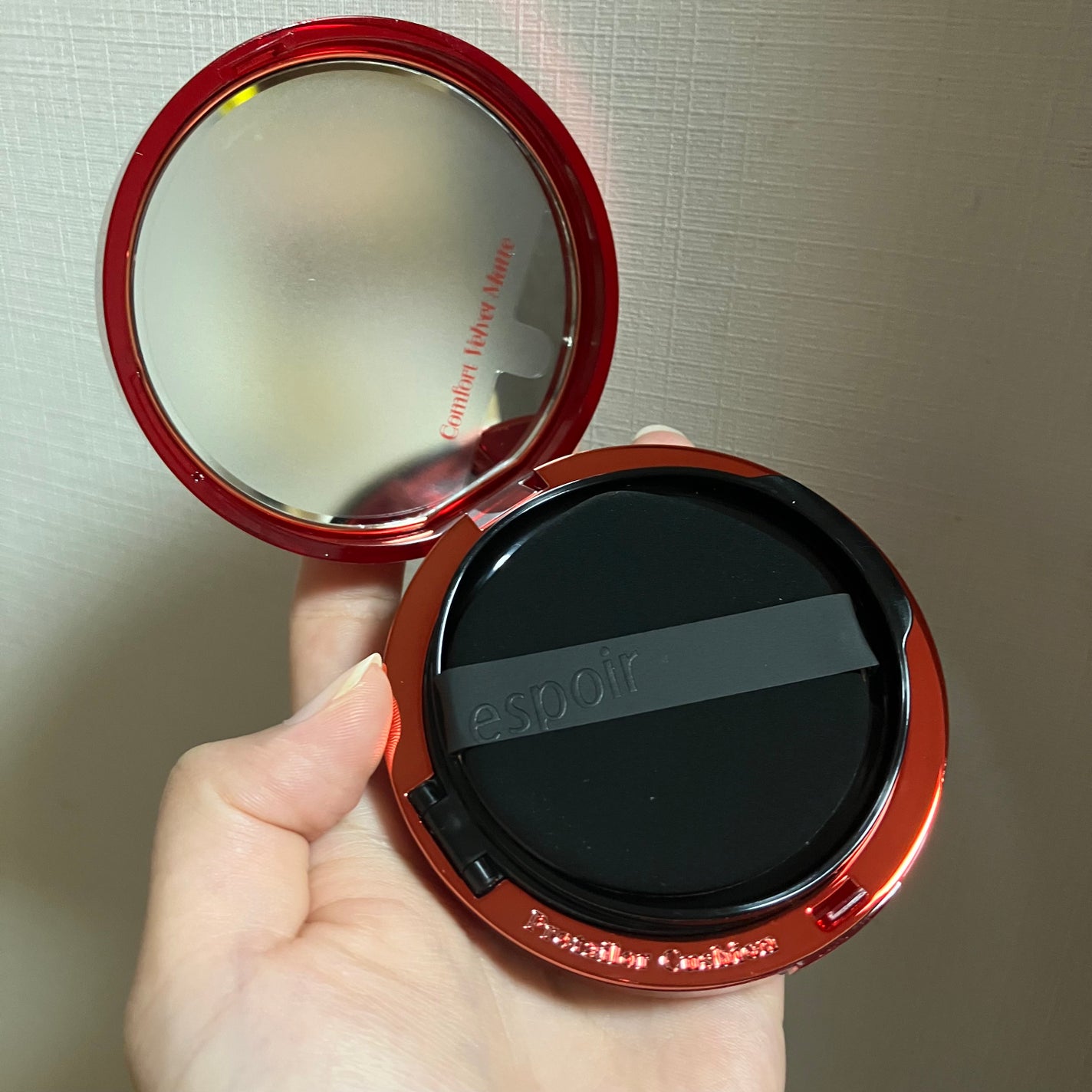 プロテーラービーベルベットカバークッション/espoir/クッションファンデーションを使ったクチコミ(2枚目)