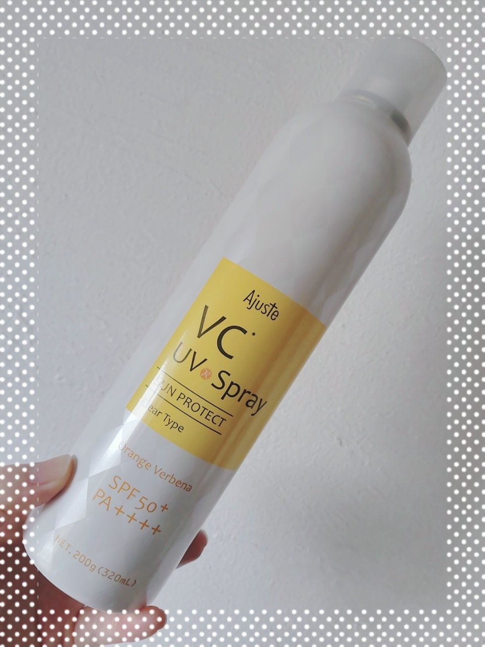 エアリータッチ UVスプレー VC/Ajuste(アジャステ)/日焼け止めミスト・スプレーを使ったクチコミ（1枚目）