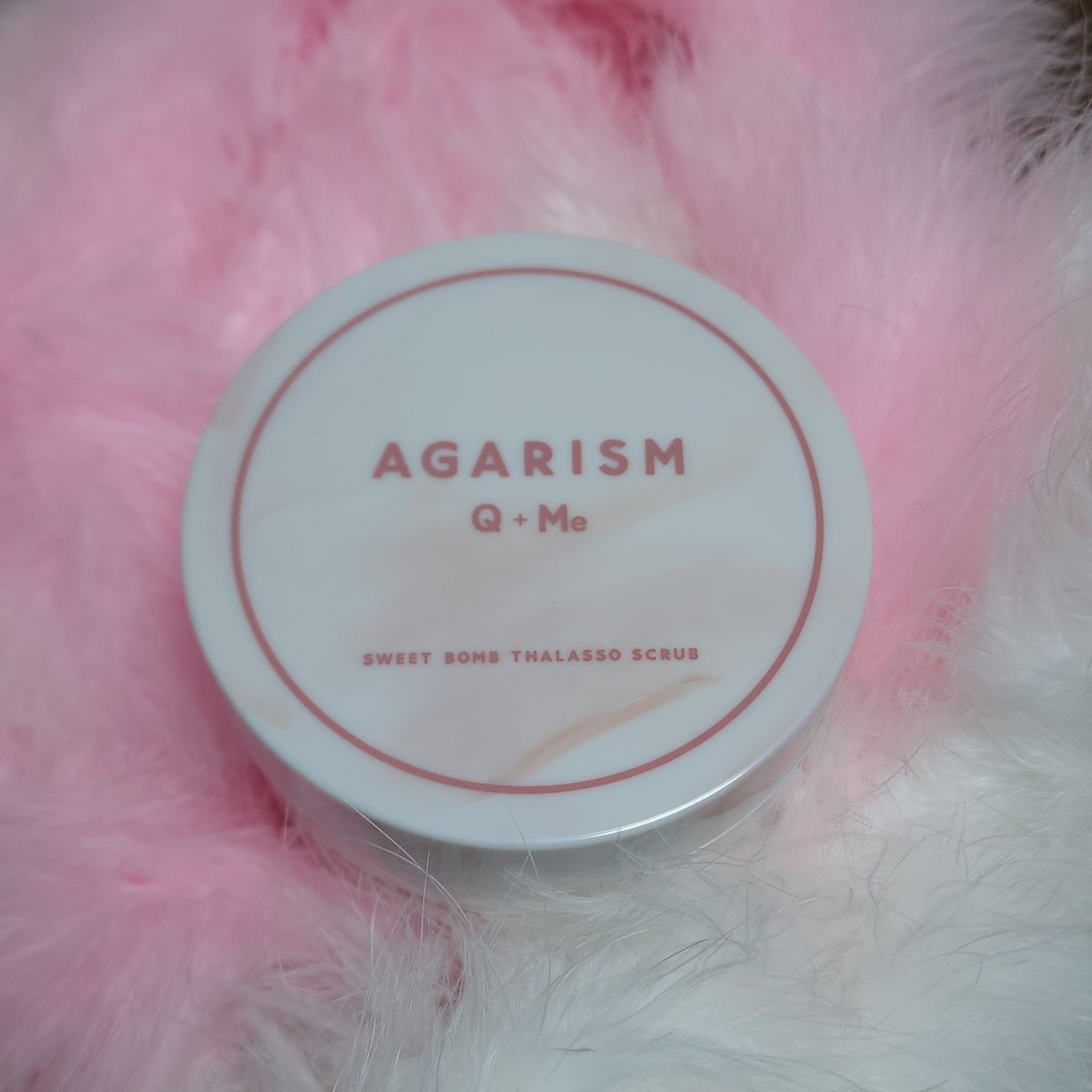 キューミースウィートボムタラソスクラブ ピオニーブーケの香り/AGARISM/ボディスクラブを使ったクチコミ(1枚目)