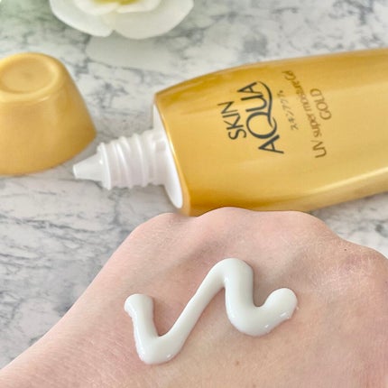 スーパーモイスチャージェルゴールド/スキンアクア/日焼け止めジェルを使ったクチコミ(3枚目)