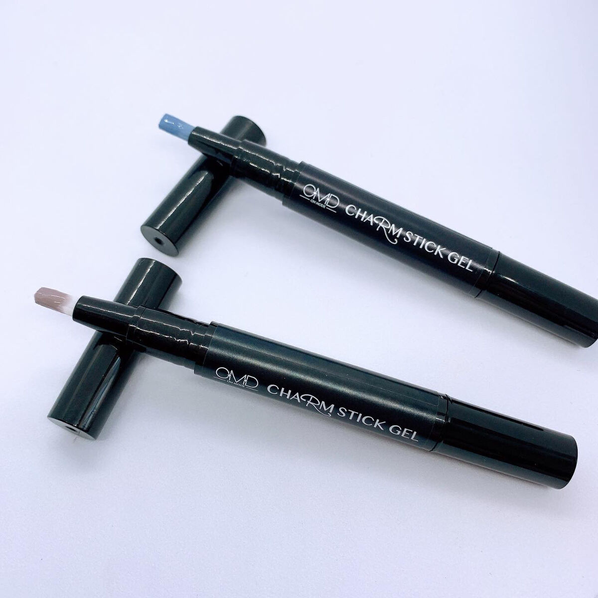 チャームスティックジェル #31 レトロブルー/OMD/オールインワンネイルを使ったクチコミ（2枚目）