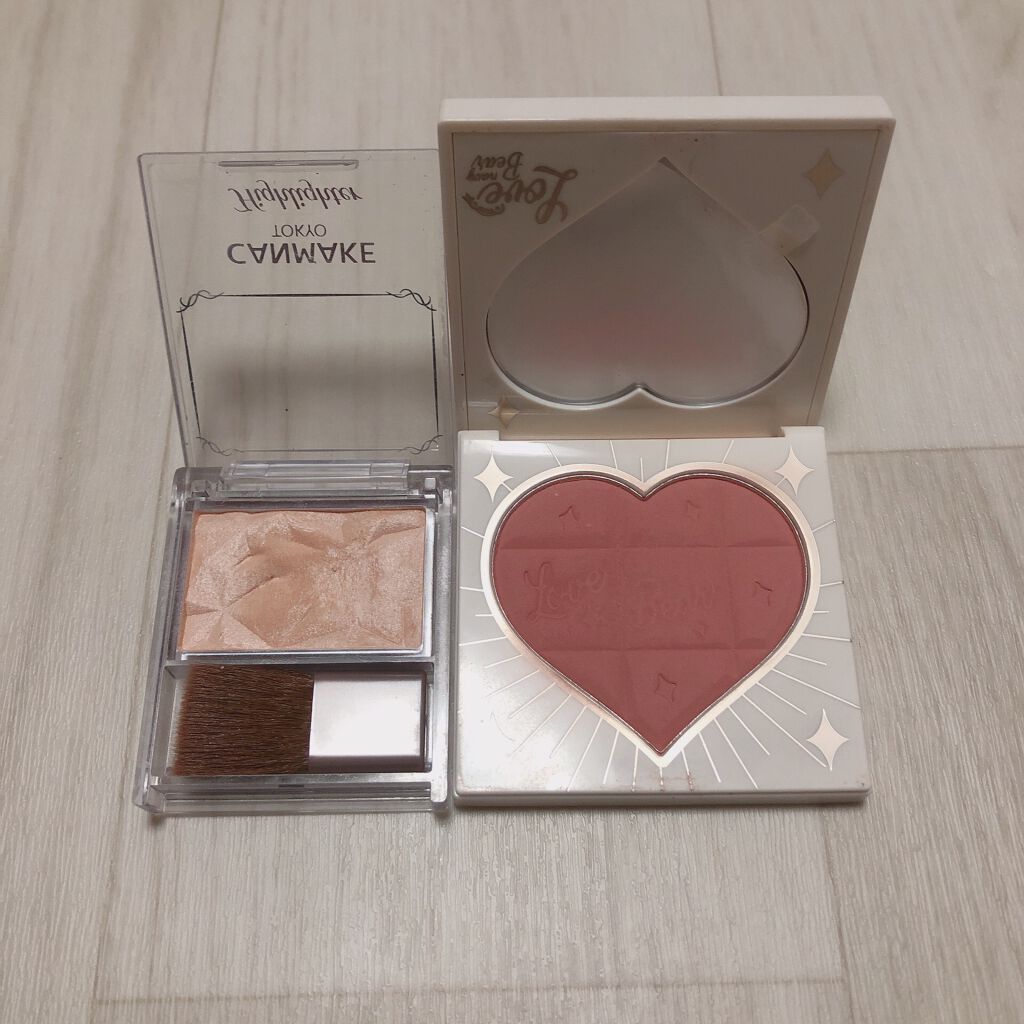 ハイライター/キャンメイク/パウダーハイライトを使ったクチコミ（2枚目）