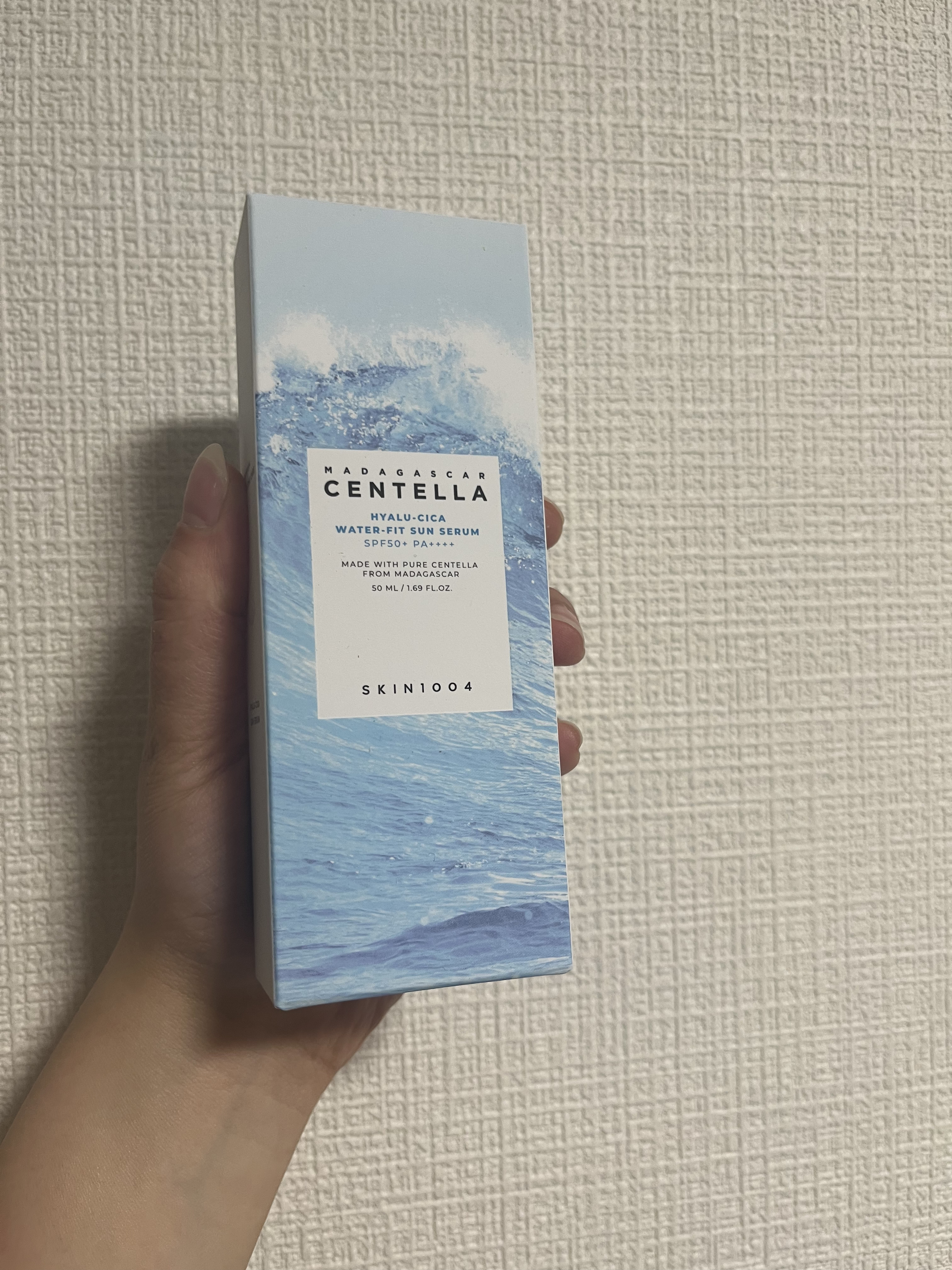 ヒアルーシカ ウォーターフィット サンセラム/SKIN1004/日焼け止めローションを使ったクチコミ（1枚目）