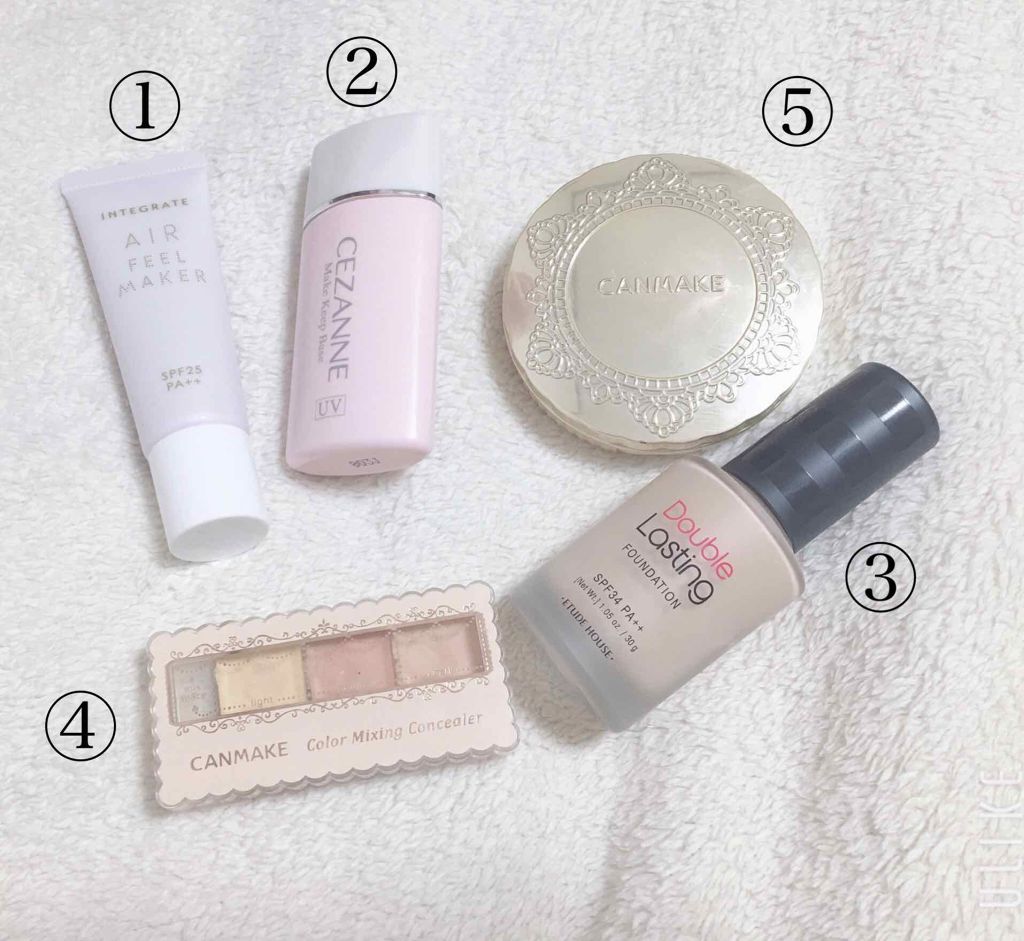 カラーミキシングコンシーラー/キャンメイク/パレットコンシーラーを使ったクチコミ（2枚目）