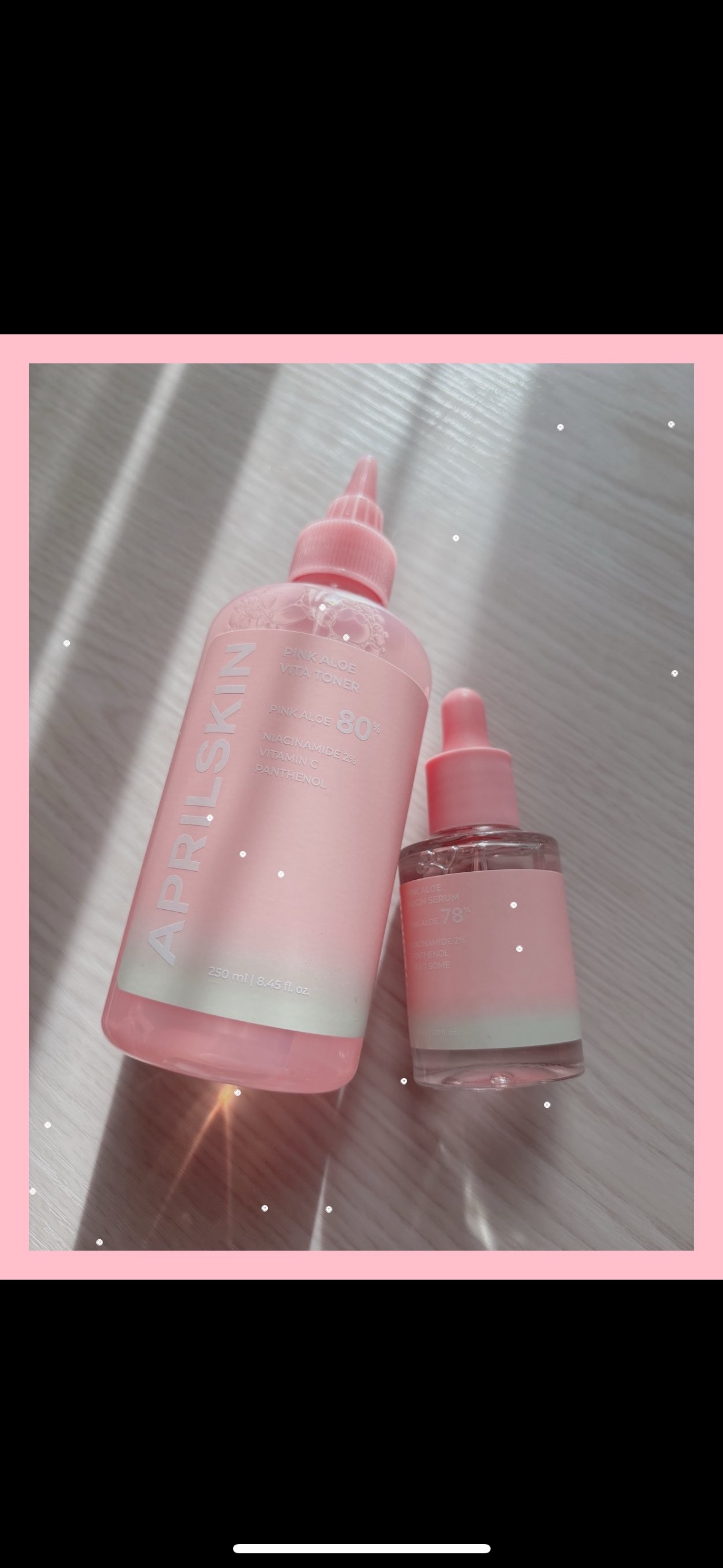 ピンクアロエムチンセラム/APRILSKIN/美容液を使ったクチコミ（1枚目）