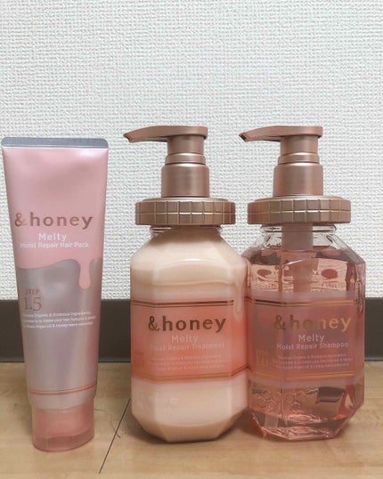 &honey Melty モイストリペア シャンプー1.0/モイストリペア ヘアトリートメント2.0/&honey/市販シャンプーを使ったクチコミ(1枚目)