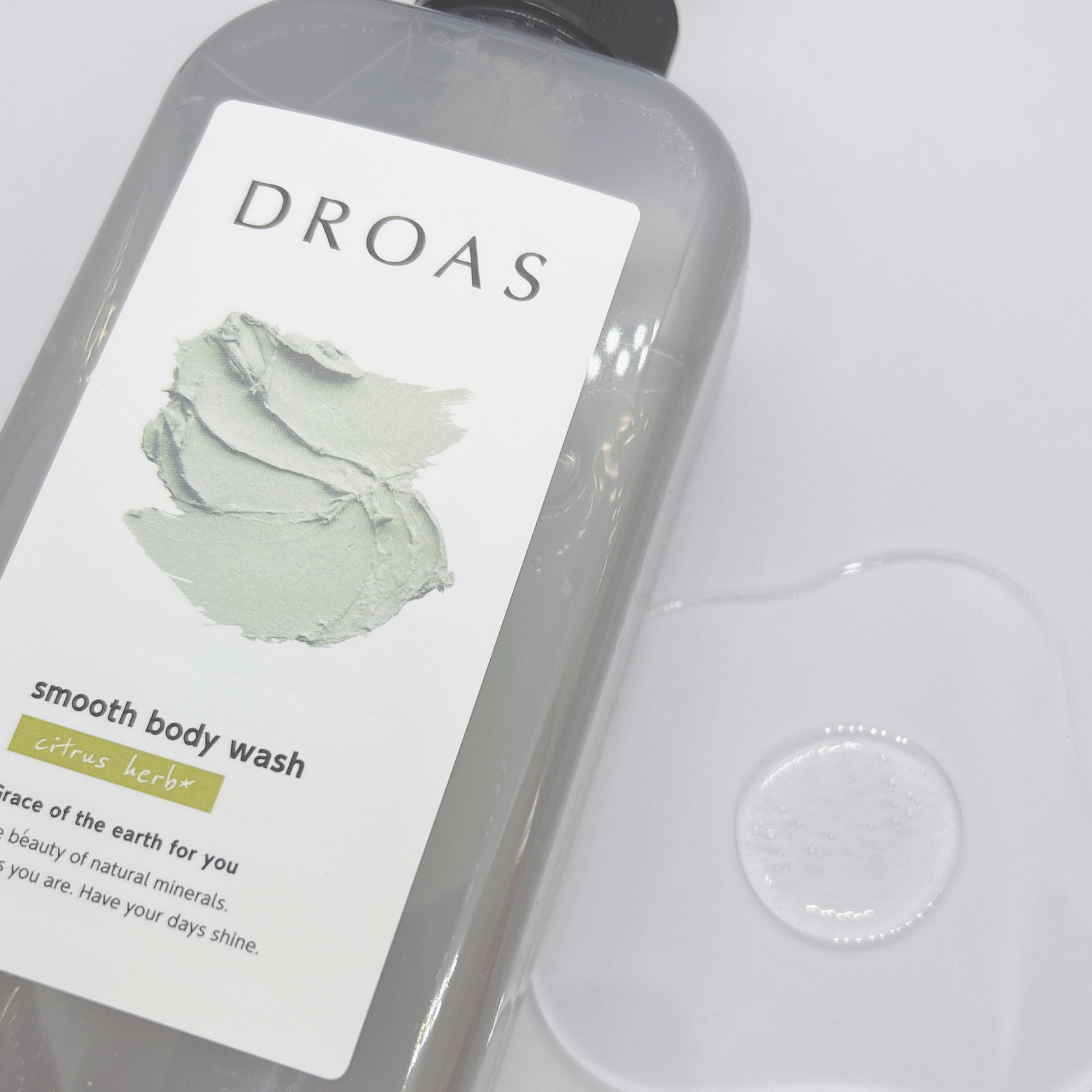 DROAS クレイボディウォッシュ スムースのクチコミ「DROASさまからいただきました
クレイボディウォッシュ スムース
天然泥のミクロ洗浄で、さら.....」（2枚目）