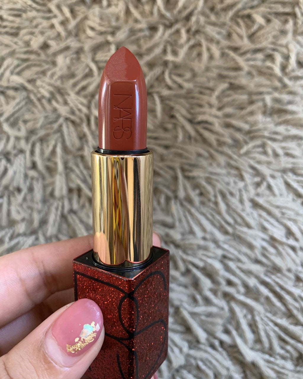 オーデイシャスリップスティック/NARS/口紅を使ったクチコミ(3枚目)