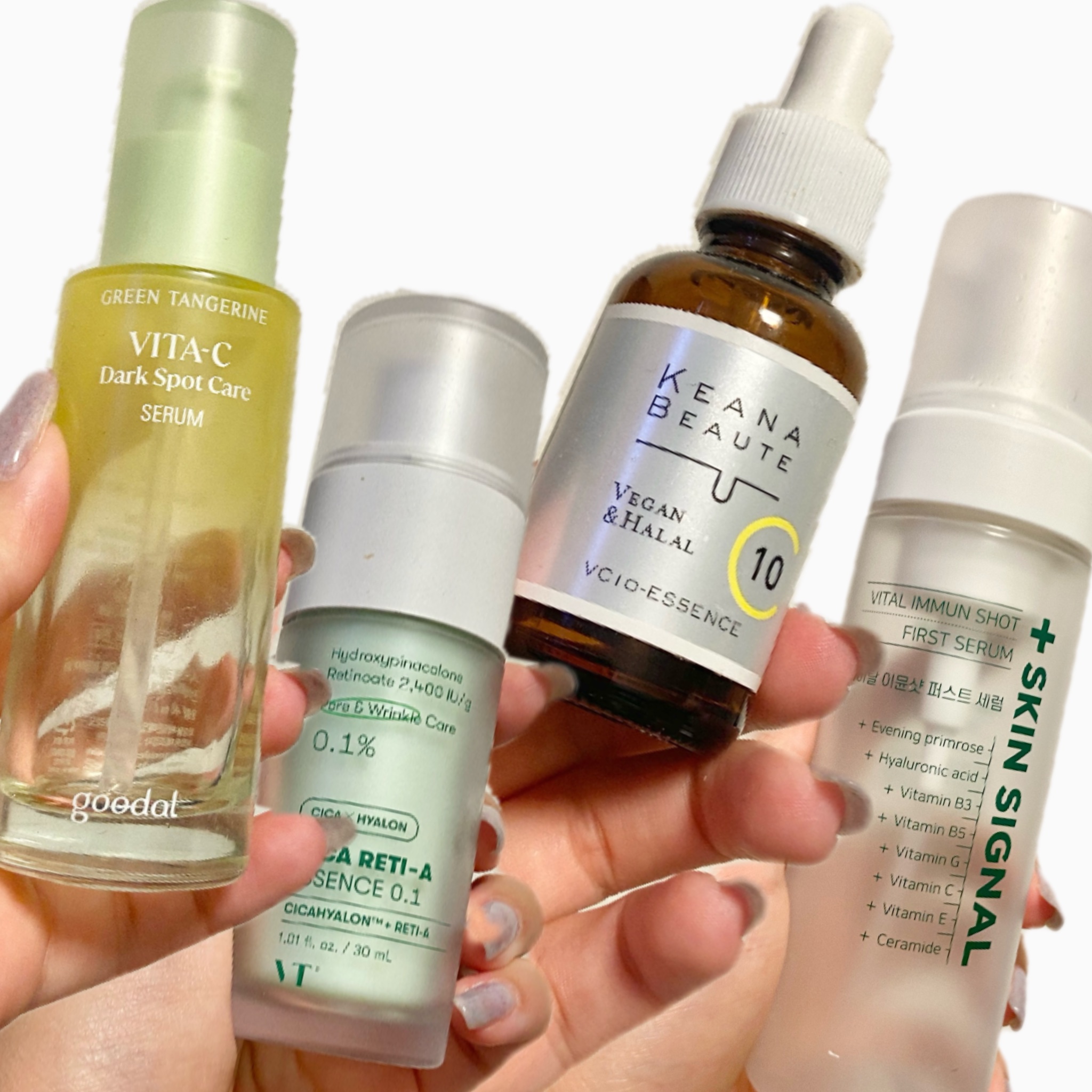 グリーンタンジェリン ビタC ダークスポットケアセラム/goodal/美容液を使ったクチコミ（2枚目）