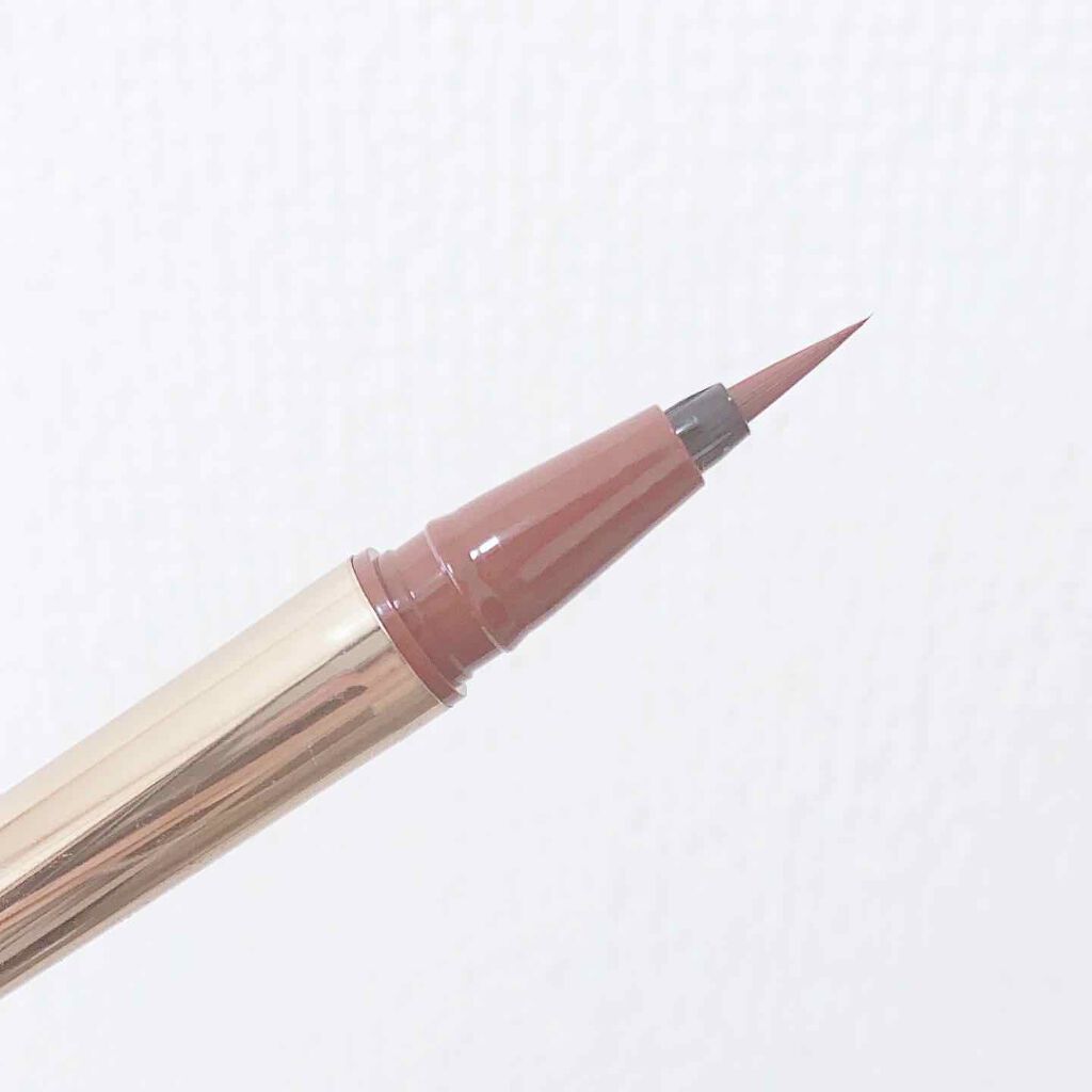 スキニーリッチライナー RL04 テラコッタ/excel/リキッドアイライナーを使ったクチコミ（2枚目）