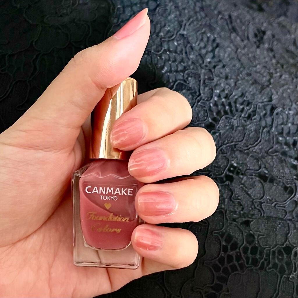 ファンデーションカラーズ/キャンメイク/マニキュアを使ったクチコミ(5枚目)