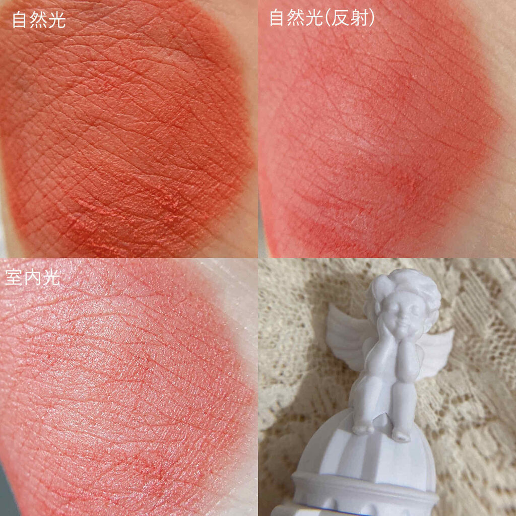 リトルエンジェルフェザーマットリップ/FlowerKnows/口紅を使ったクチコミ（3枚目）