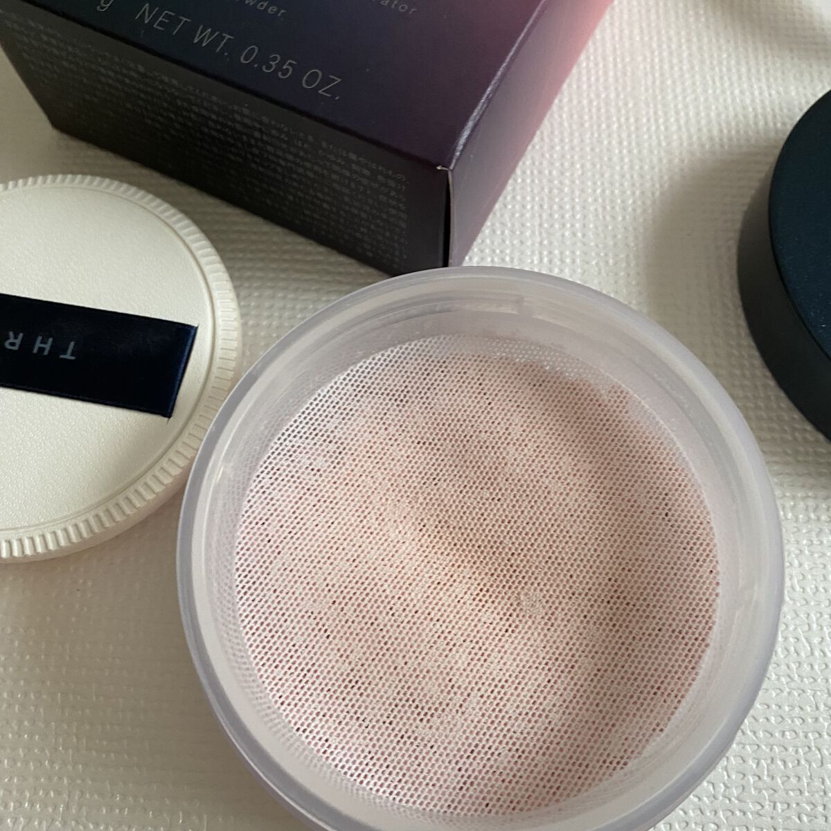 アドバンスドエシリアルスムースオペレーター ルースパウダー X01 ウォームグロー/THREE/ルースパウダーを使ったクチコミ（3枚目）