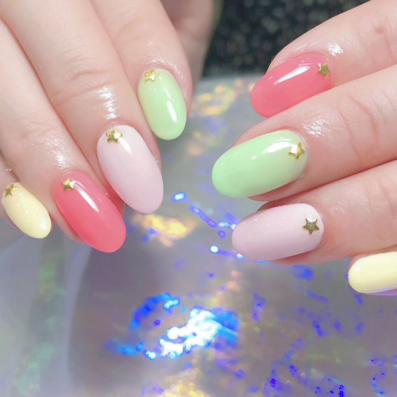 なかやまちえこ on LIPS 「ゆめかわワンカラーネイル☁️⠀⠀プロデュースしている代官山のシ..」(2枚目)