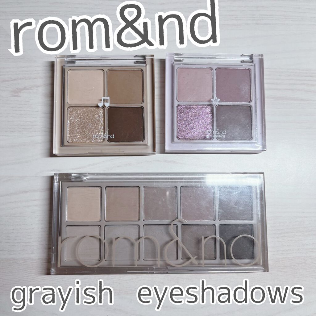 ベターザンアイズ/rom&nd/アイシャドウパレットを使ったクチコミ(1枚目)