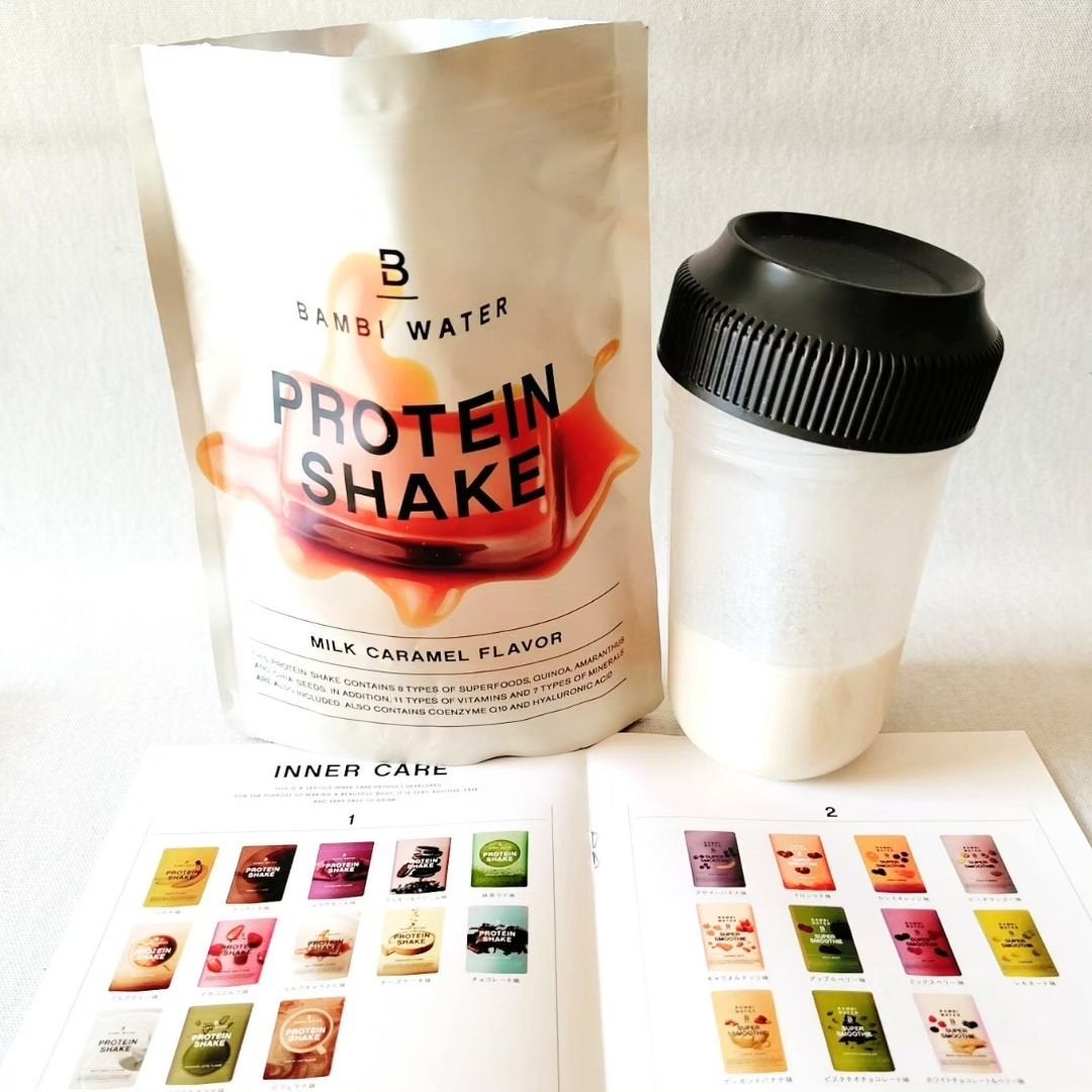プロテインシェイク ミルクキャラメル/BAMBI WATER/その他プロテインを使ったクチコミ(7枚目)