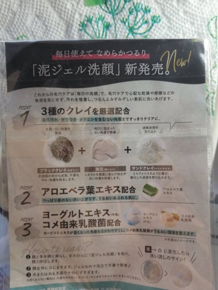 泥ジェル洗顔/ファンケル/その他洗顔料を使ったクチコミ(3枚目)