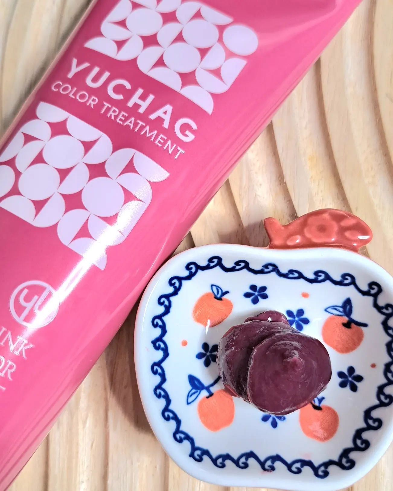 ユチャ　カラーシャンプー/カラートリートメント セット（ピンク）/YUCHAG/市販シャンプーを使ったクチコミ（3枚目）