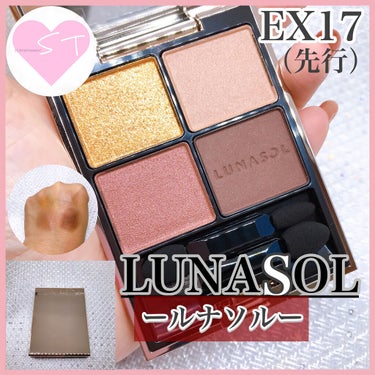 アイカラーレーション EX17 Luxe（限定発売）/LUNASOL/アイシャドウパレットを使ったクチコミ（1枚目）