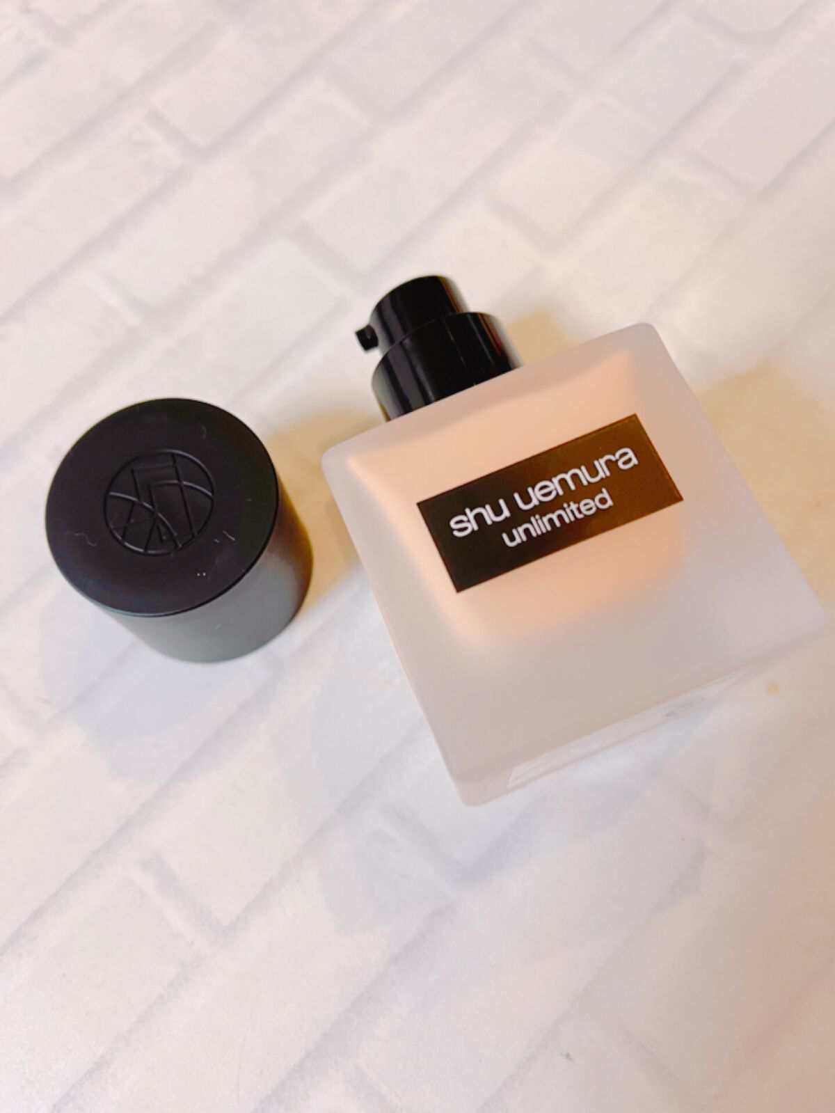 （旧）アンリミテッド ラスティング フルイド/shu uemura/リキッドファンデーションを使ったクチコミ（2枚目）