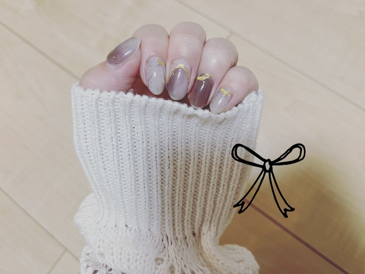 mc ジェルネイルシール/3COINS/ネイルシールを使ったクチコミ（2枚目）