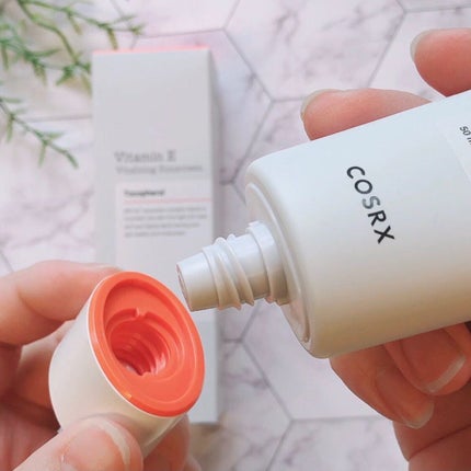 ビタミンEバイタライジングUVクリーム SFP50+/COSRX/日焼け止めクリームを使ったクチコミ(4枚目)