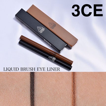 3CE LIQUID  BRUSH  EYE LINER/3CE/リキッドアイライナーを使ったクチコミ(1枚目)