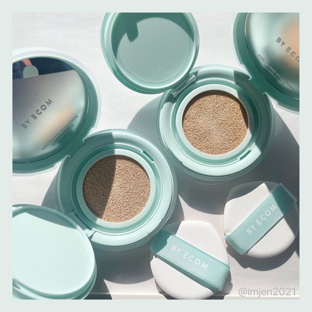 ピュアカーミングシカ クッションファンデーション/BY ECOM/クッションファンデーションを使ったクチコミ（3枚目）