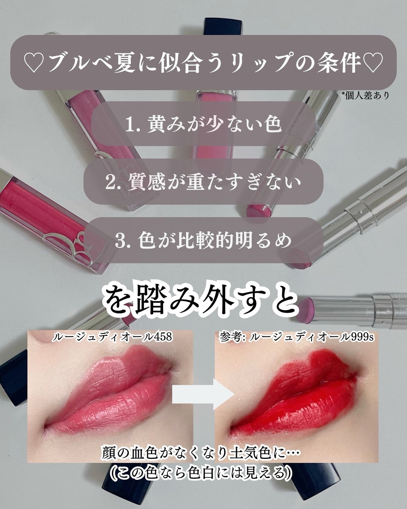 ルージュ ディオール/Dior/口紅を使ったクチコミ(7枚目)