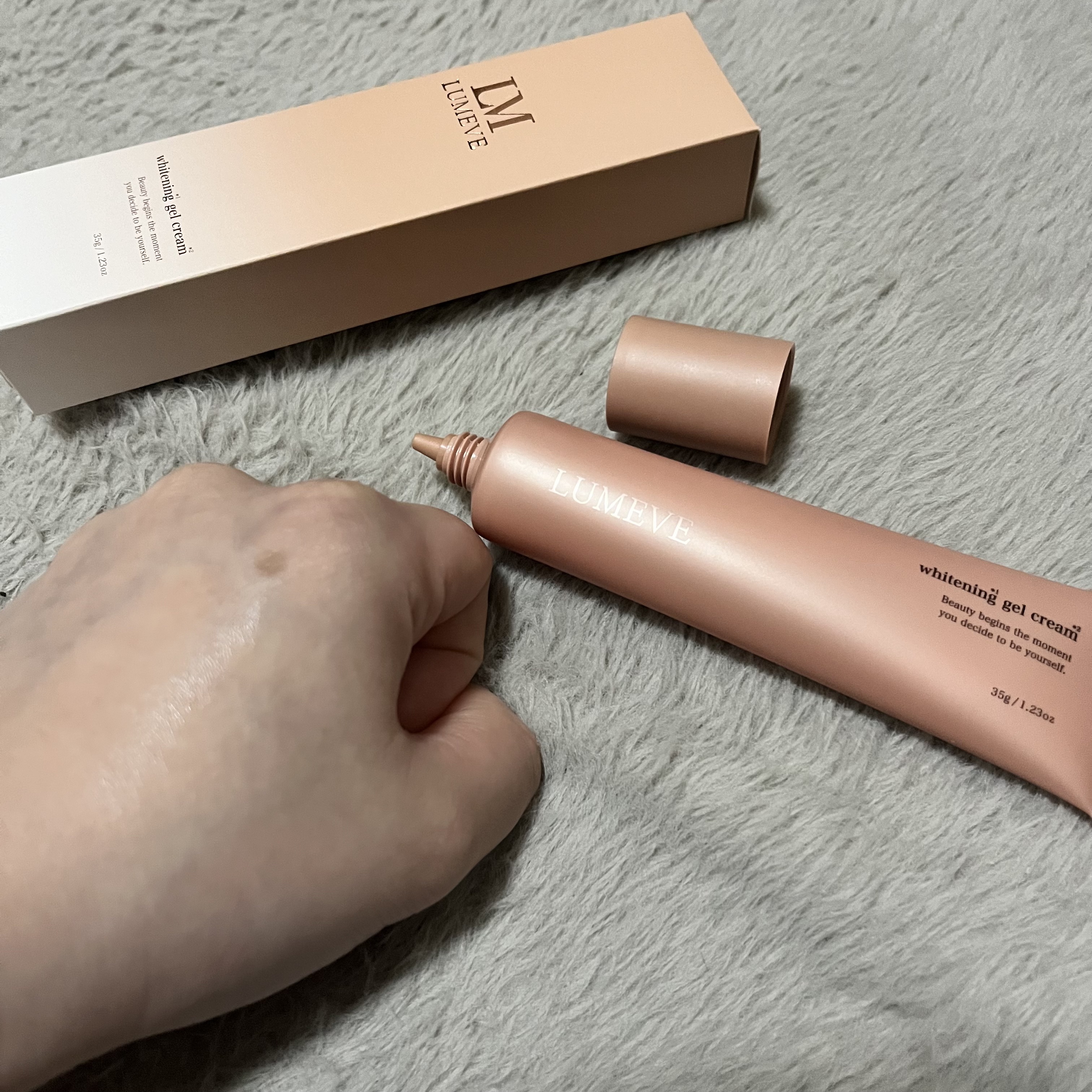 LUMEVEホワイトニングゲルクリーム/LUMEVE/デリケートゾーンケアを使ったクチコミ（3枚目）