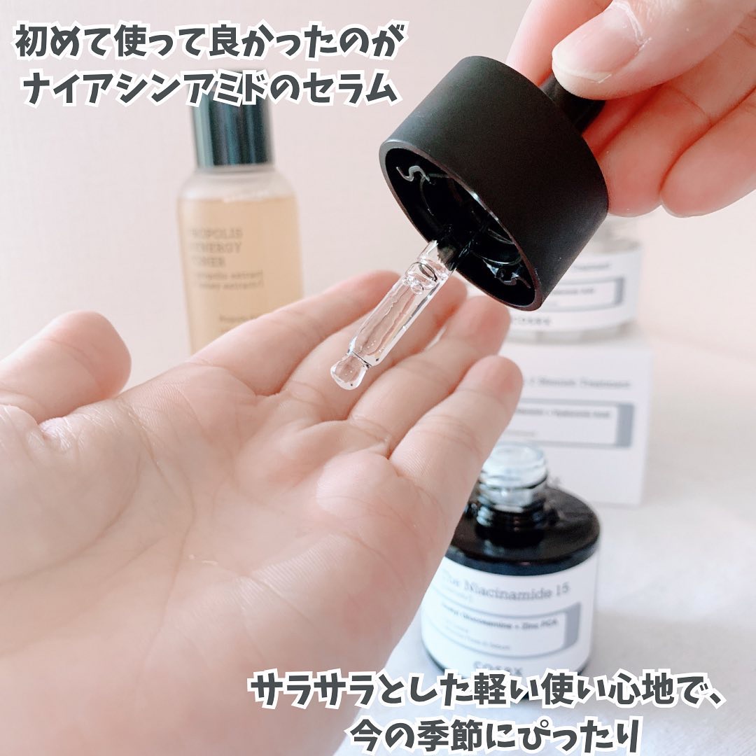 RXザ・AHA2 BHA2 ブラミッシュトリートメントセラムコットン/COSRX/美容液を使ったクチコミ（3枚目）