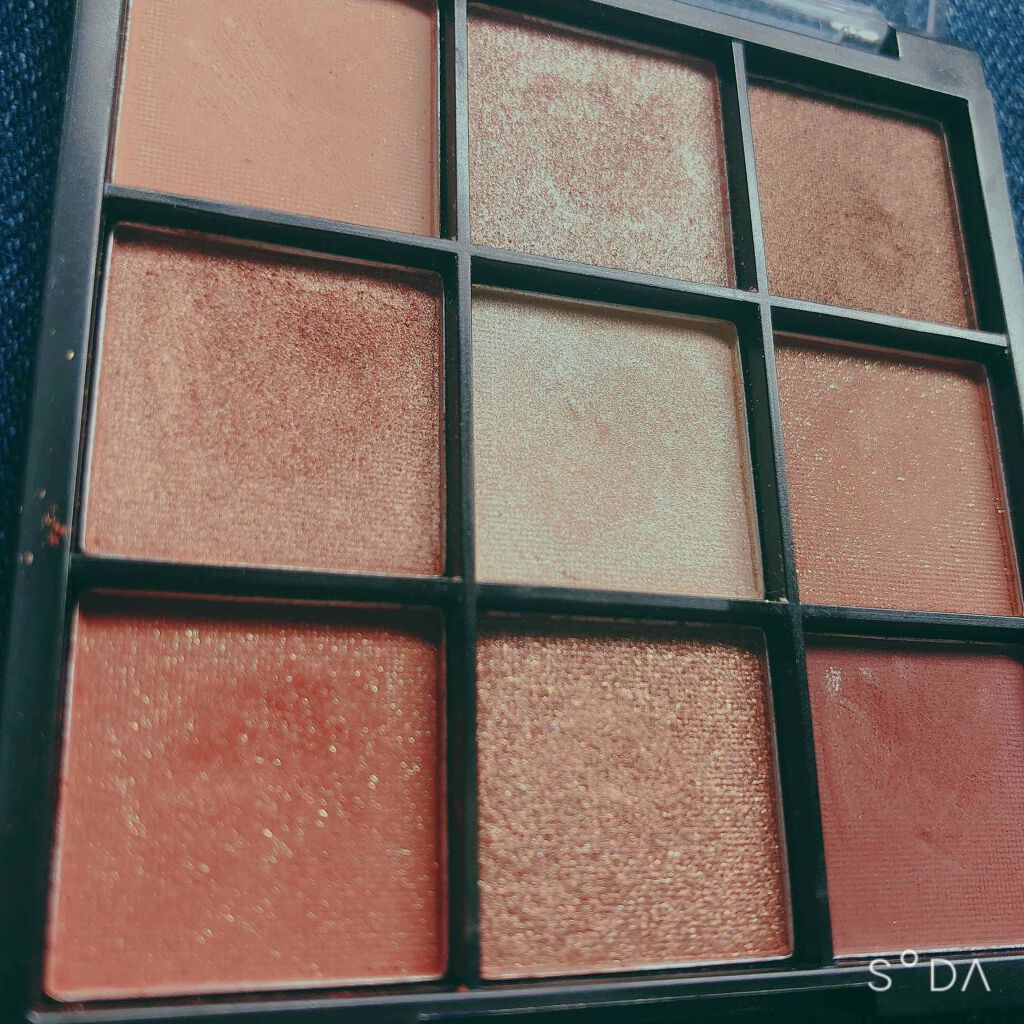 UR GLAM BLOOMING EYE COLOR PALETTE/U R GLAM/アイシャドウパレットを使ったクチコミ(2枚目)