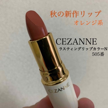 ラスティング リップカラーN/CEZANNE/口紅を使ったクチコミ（1枚目）