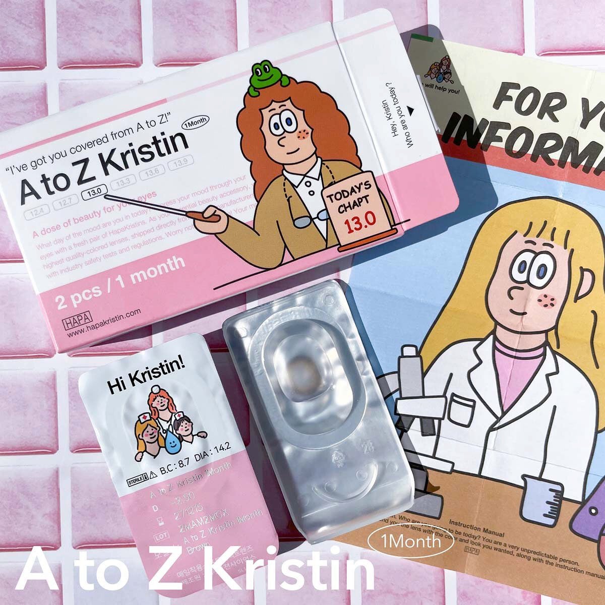 A to Z Kristin/Hapa kristin/カラーコンタクトレンズを使ったクチコミ(5枚目)