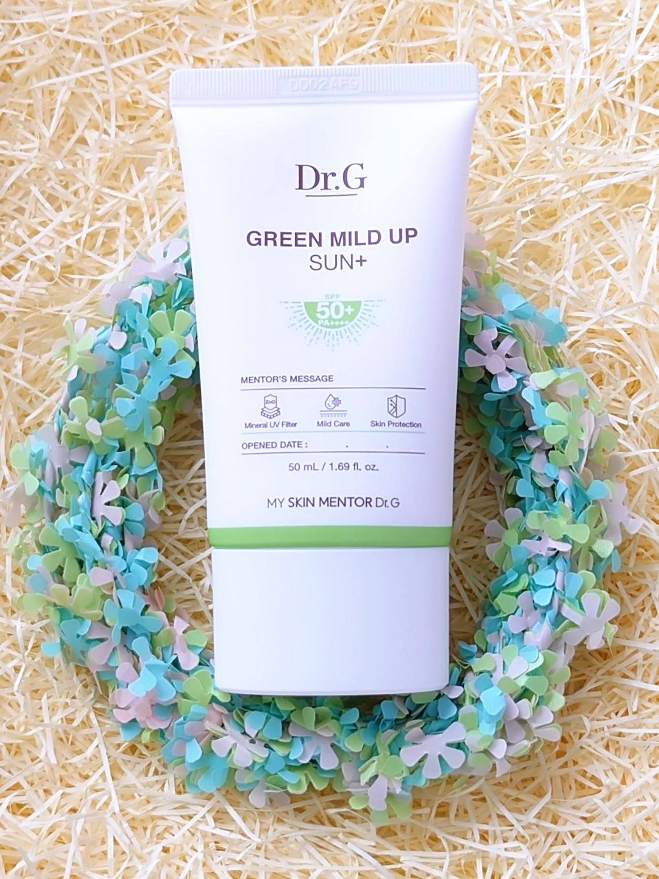 グリーンマイルドアップサンプラス/Dr.G/日焼け止めクリームを使ったクチコミ（1枚目）