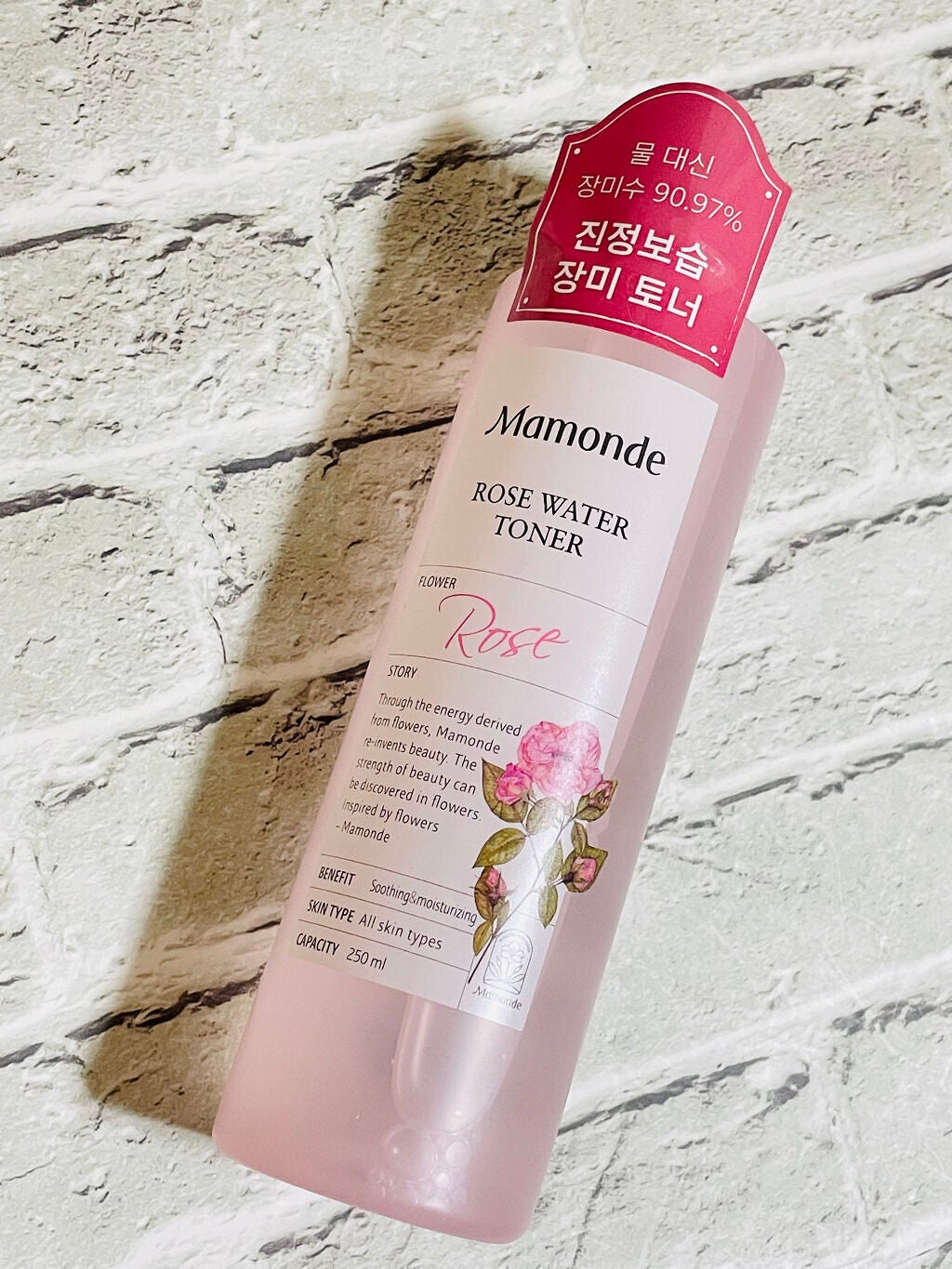 ローズウォータートナー/Mamonde/化粧水を使ったクチコミ(1枚目)