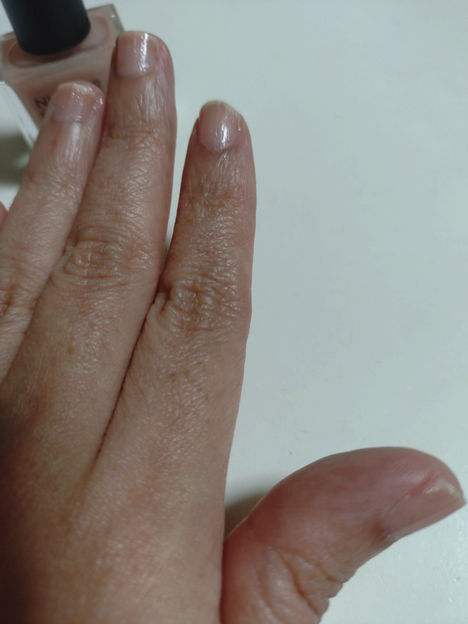 NUMBER POLISH　 24 SHIMMER CORAL/D-UP/マニキュアを使ったクチコミ（2枚目）