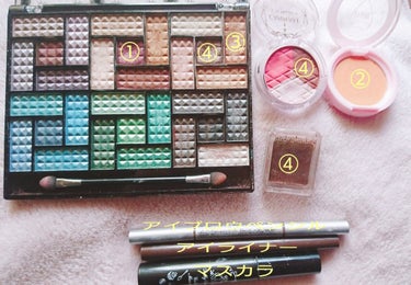 30COLORSEYESHADOWPALETTE/Dolly Angel/アイシャドウパレットを使ったクチコミ（2枚目）